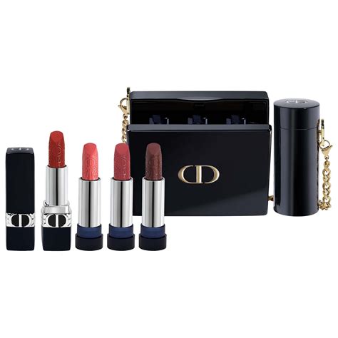 dior makeup set podwer lips|christian Dior lipstick set.